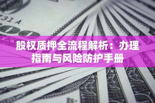 济南股权质押全流程解析：办理指南与风险防护手册