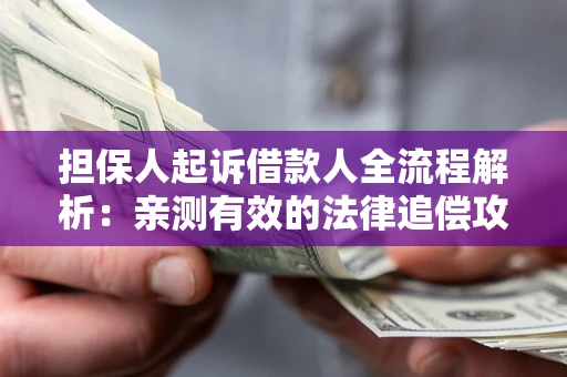 济南担保人起诉借款人全流程解析：亲测有效的法律追偿攻略