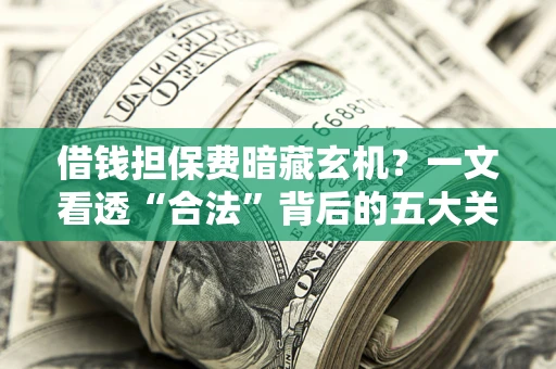 济南借钱担保费暗藏玄机？一文看透“合法”背后的五大关键陷阱