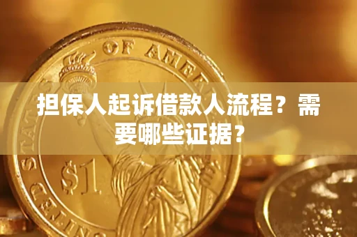 济南担保人起诉借款人流程?需要哪些证据? 济南担保人起诉借款人流程?需要哪些证据?