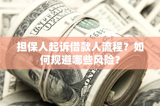 济南担保人起诉借款人流程？如何规避哪些风险？