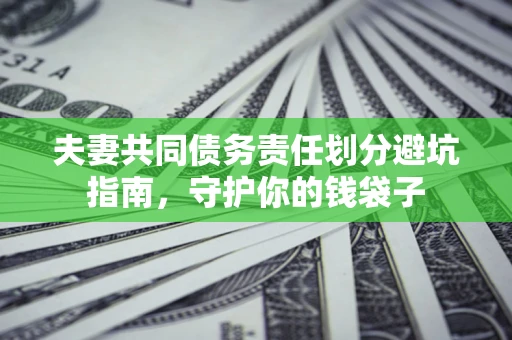 济南夫妻共同债务责任划分避坑指南，守护你的钱袋子